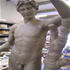 clay statue of antinous